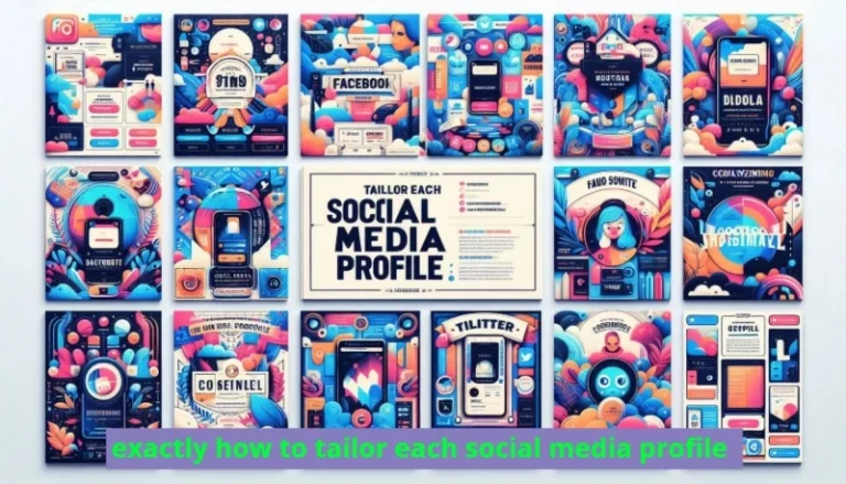 exactly how to tailor each social media profile