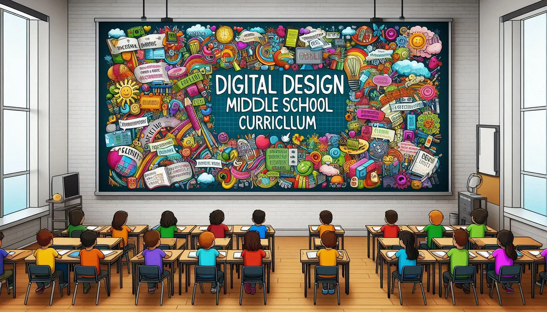 the importance of a Digital Design Middle School Curriculum to boost creativity and technical skills in students.