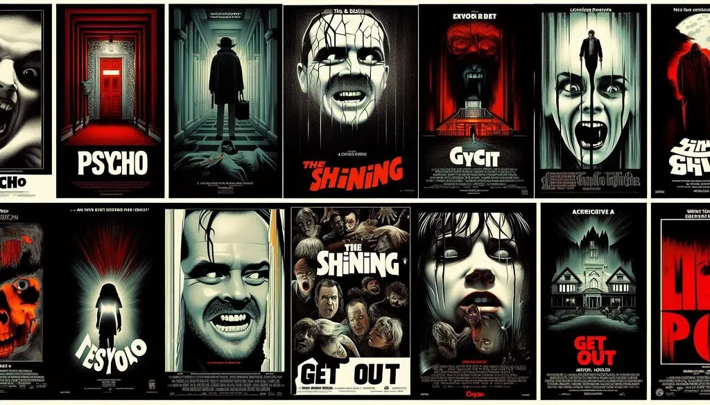 horror film posters