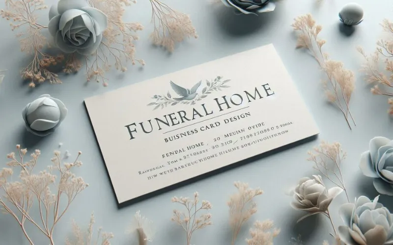 Funeral Home Business Card Design